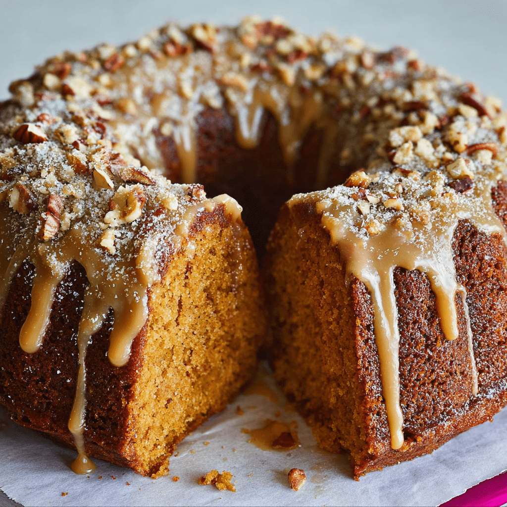 Apple Pumpkin Bundt Cake Recipe - Recipe Image