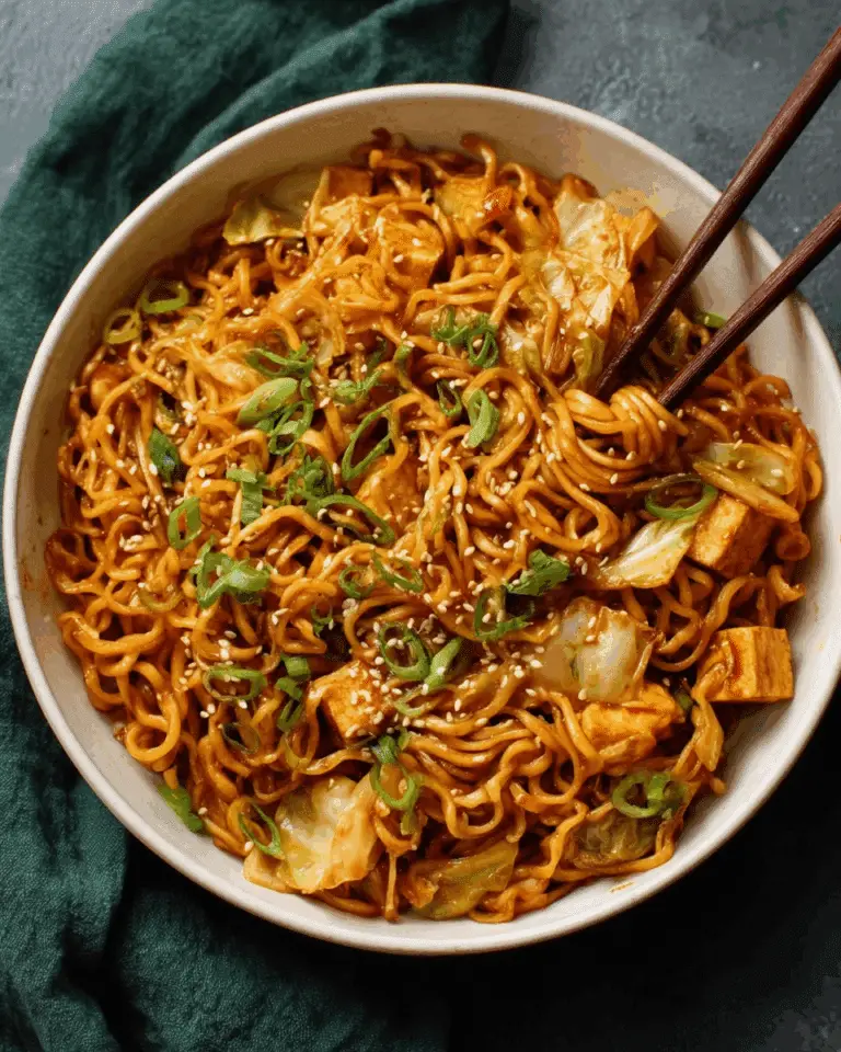 Sweet & Spicy Ramen Noodles Recipe