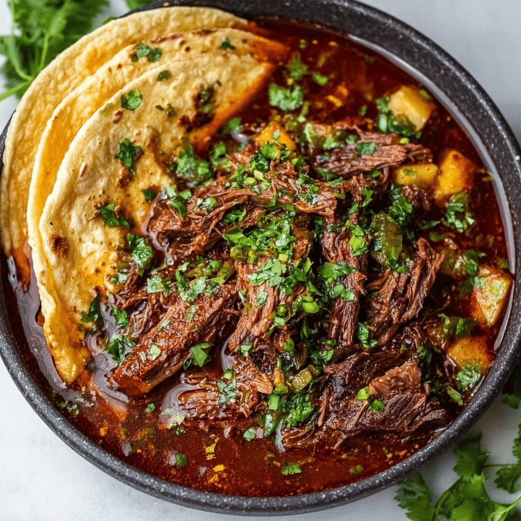 Crock Pot Birria Tacos Recipe - Recipe Image