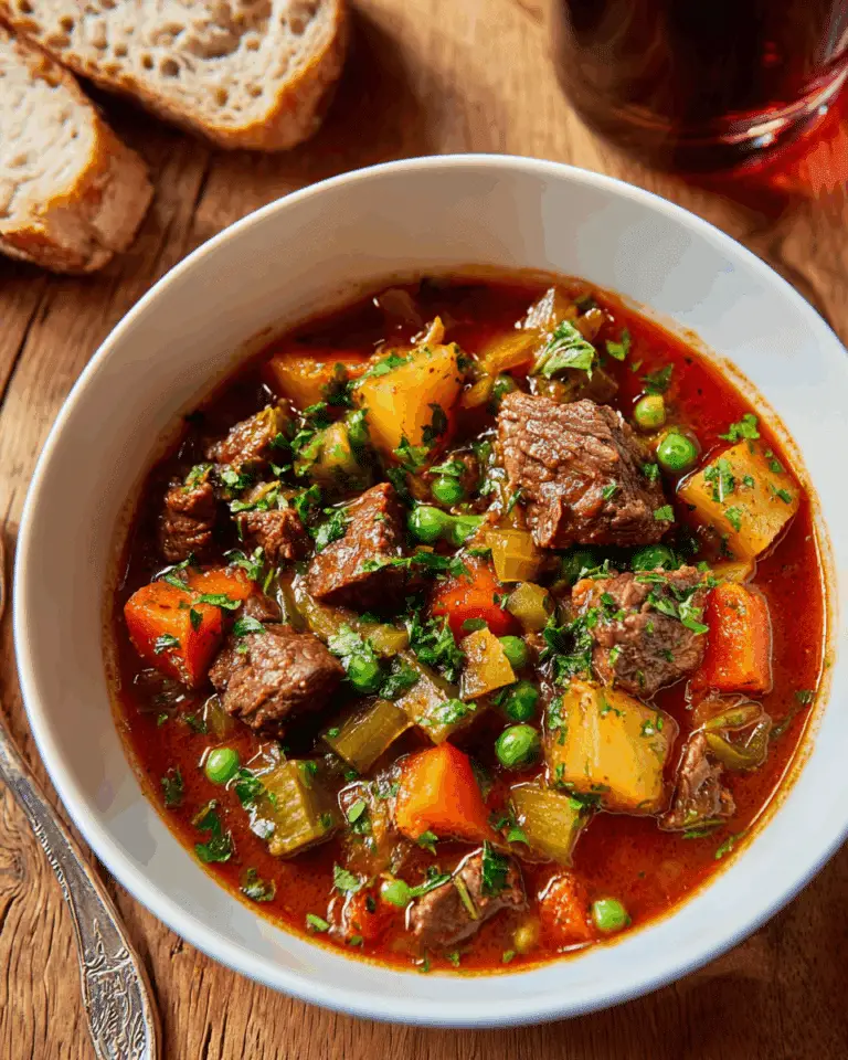 Hearty Beef Soup Recipe