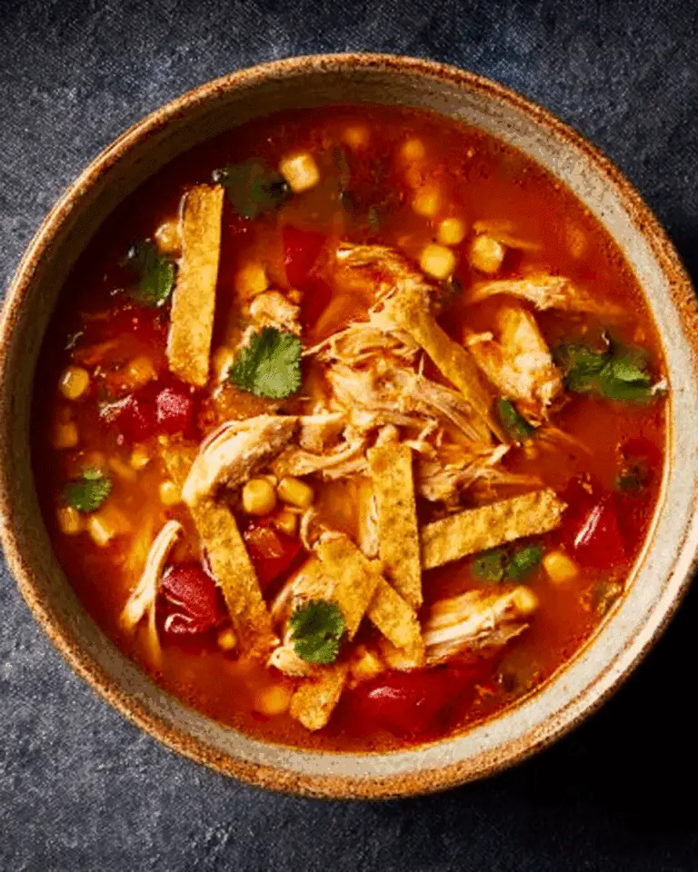 Chicken Tortilla Soup (Crockpot) Recipe