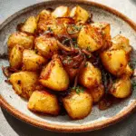OVEN-FRIED POTATOES & ONIONS — DON’T LOSE THIS!! Recipe