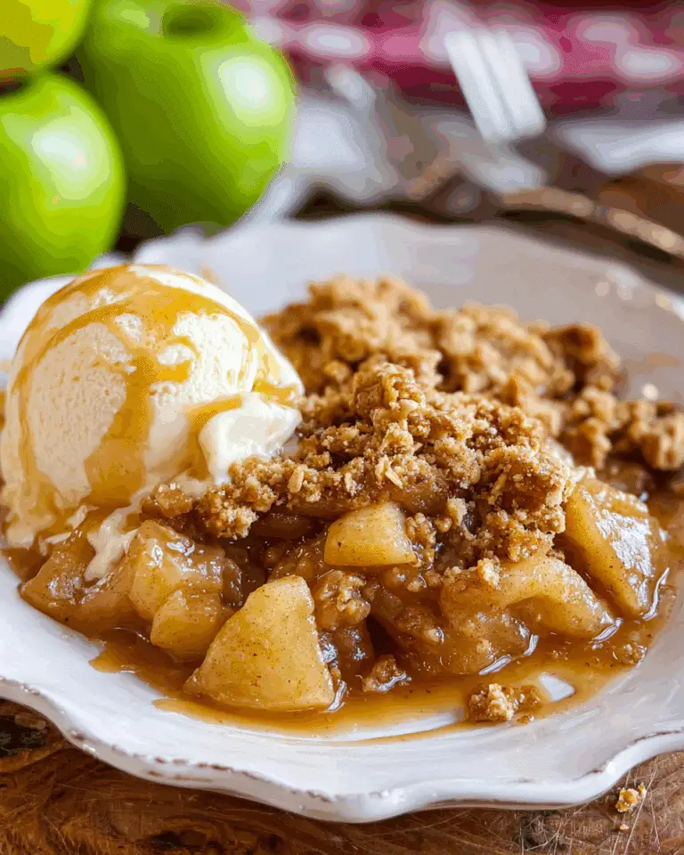 EASY Apple Crumble RECIPE