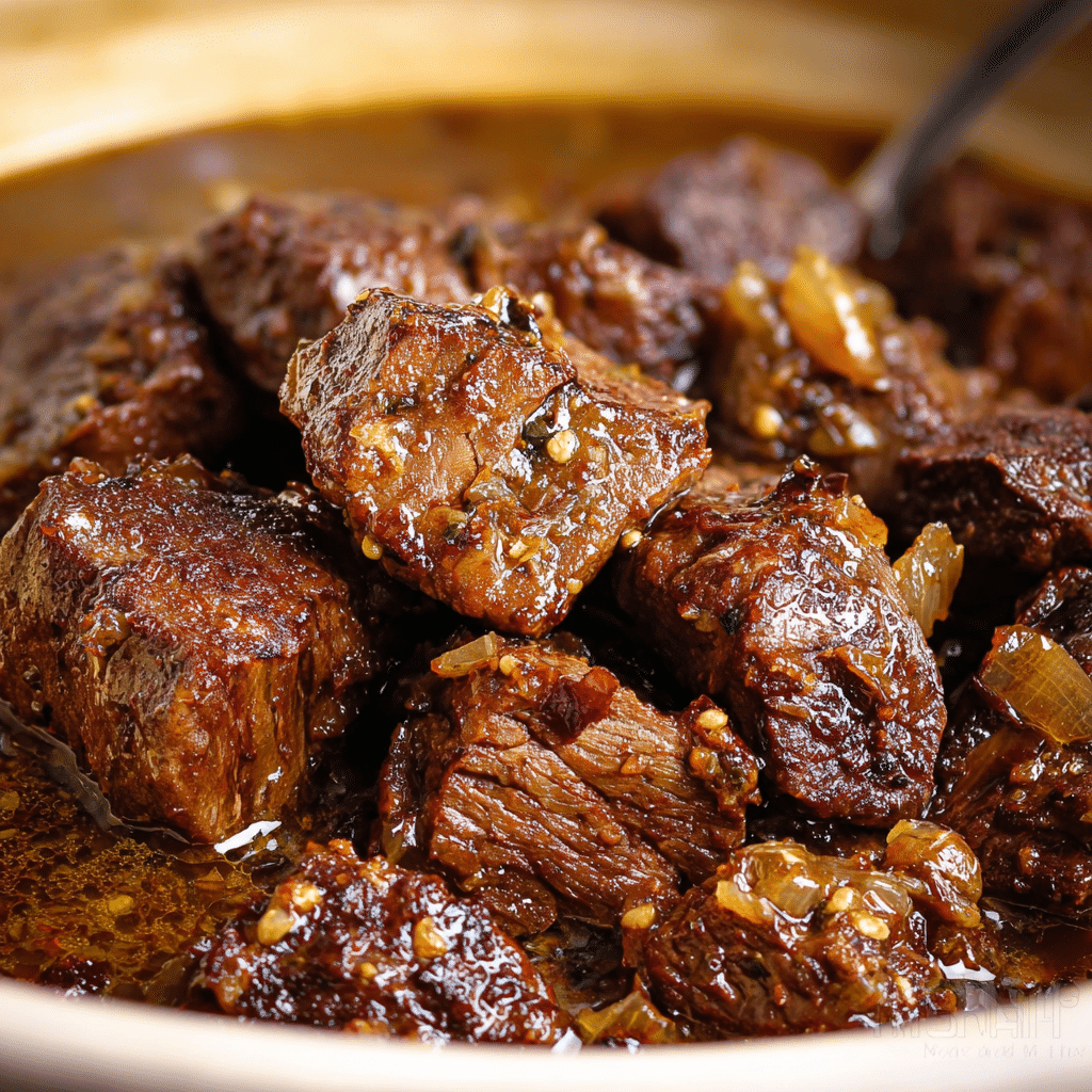 Crockpot Steak Bites Recipe - Recipe Image
