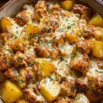 Slow Cooker Garlic Parmesan Chicken and Potatoes Recipe
