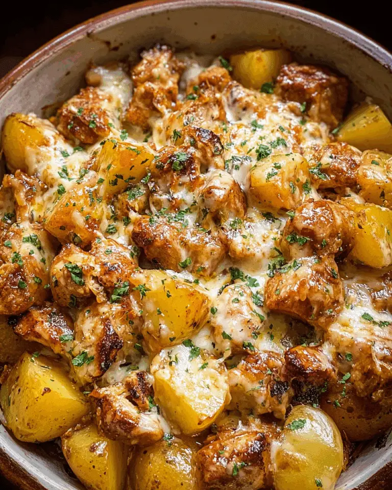 Slow Cooker Garlic Parmesan Chicken and Potatoes Recipe