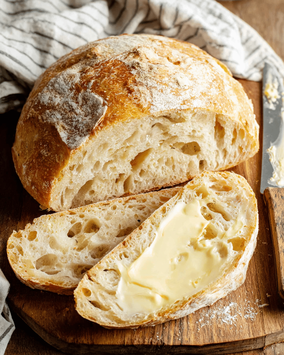 Log Bread Dutch Oven Bread Recipe - Bake Homemade Artisan Bread