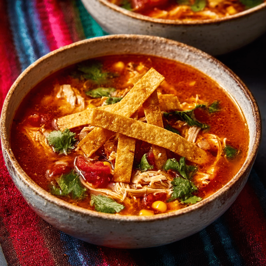 Chicken Tortilla Soup (Crockpot) Recipe 5 Chicken Tortilla Soup (Crockpot) Recipe - Recipe Image