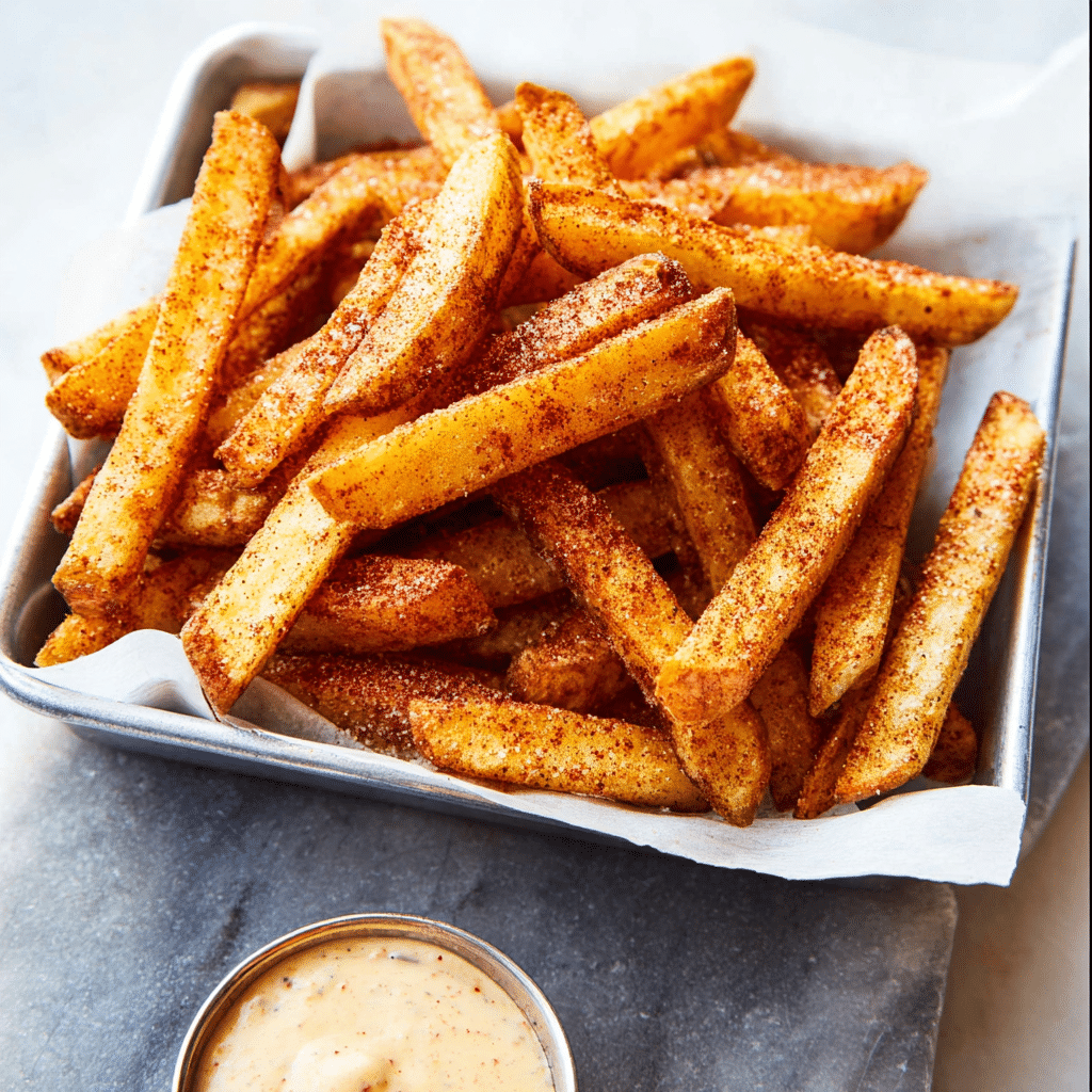 Crispy Cajun Potato Fries Recipe - Recipe Image