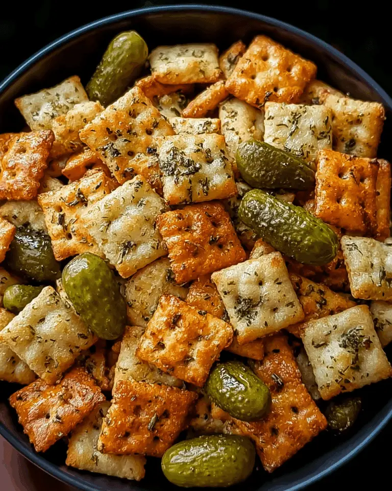 Easy Dill Pickle Chex Mix Recipe