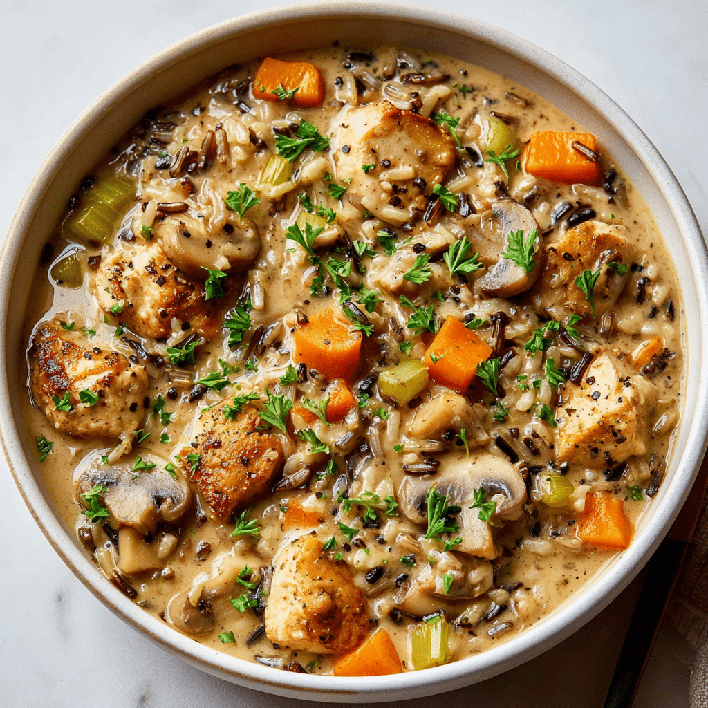 Chicken Wild Rice Casserole Recipe - Recipe Image