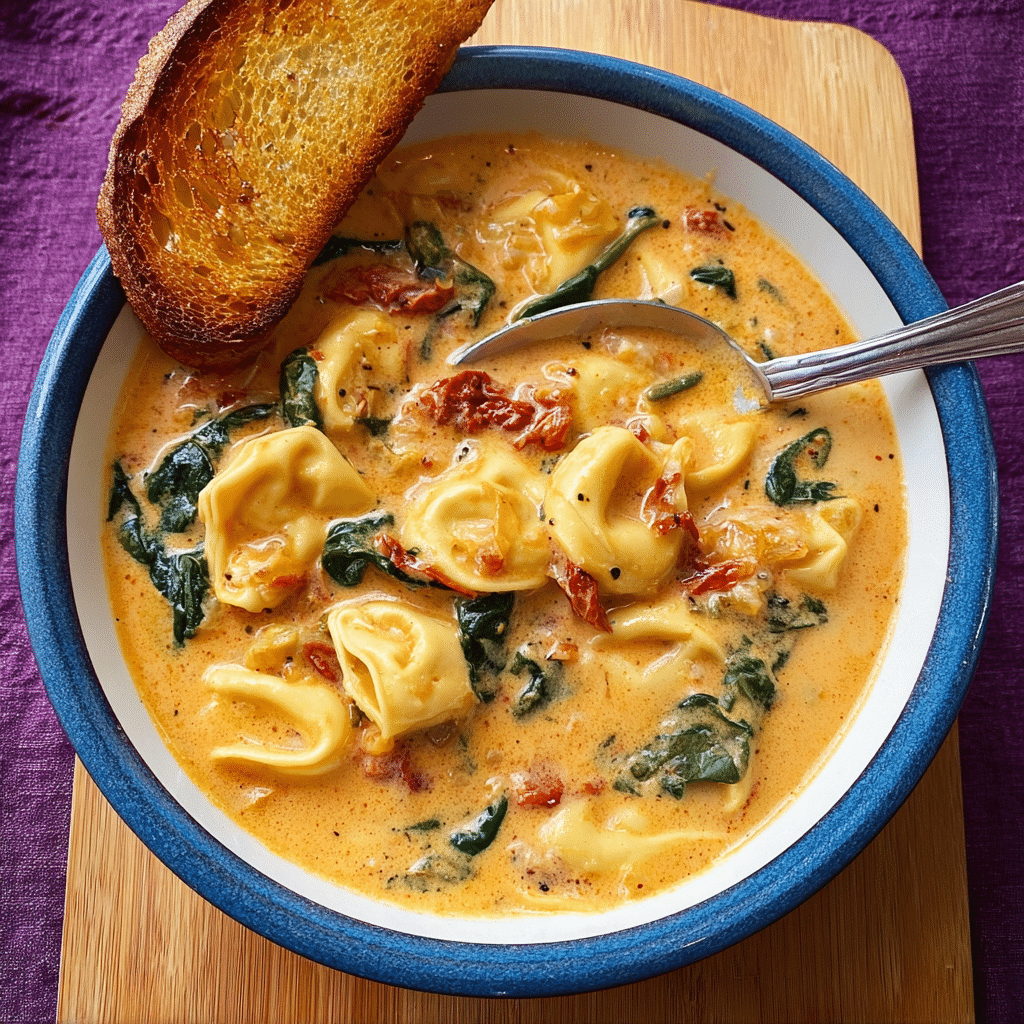 Creamy Marry Me Tuscan Chicken Soup Recipe - Recipe Image