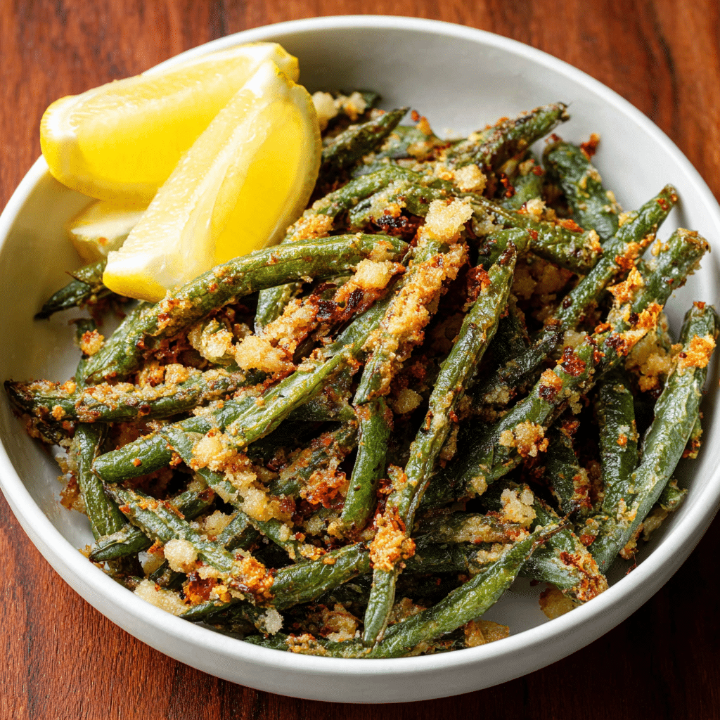 Roasted Parmesan Green Beans Recipe - Recipe Image