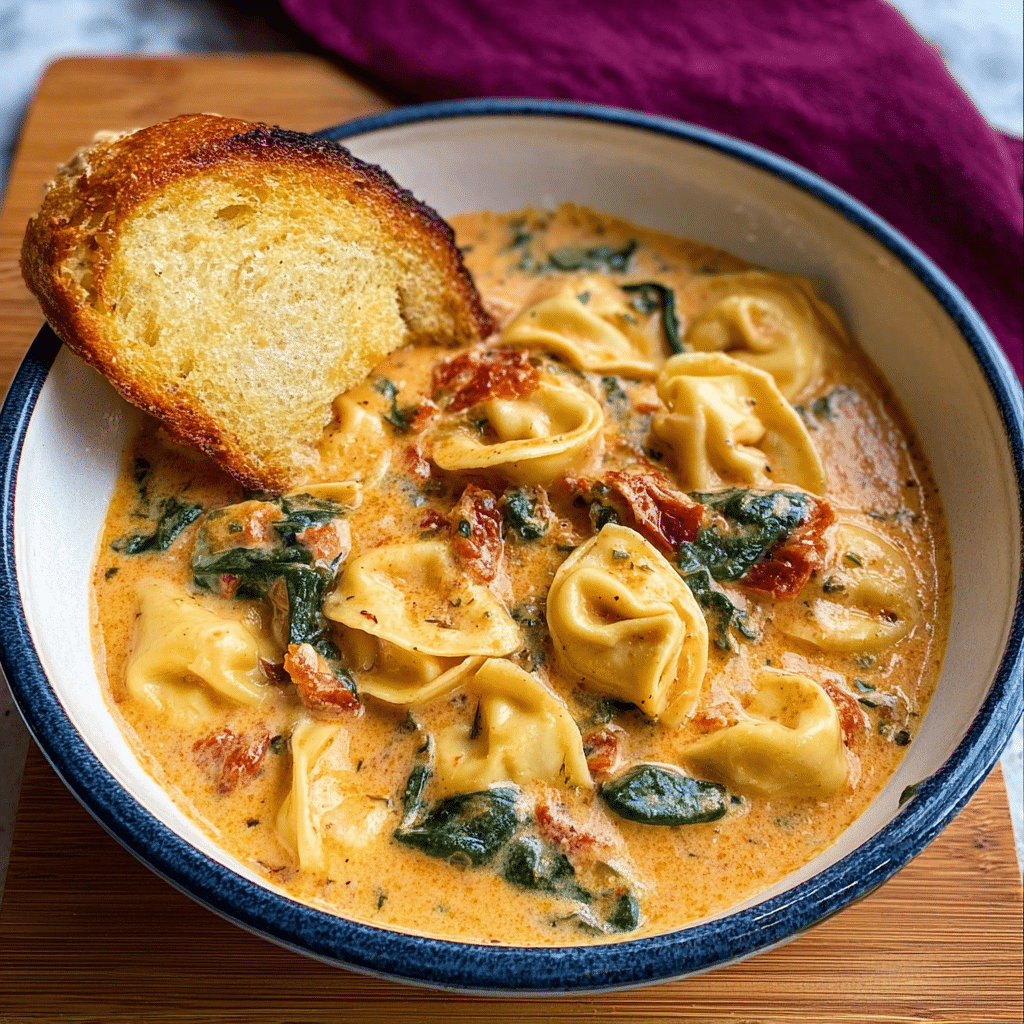 Creamy Marry Me Tuscan Chicken Soup Recipe - Recipe Image