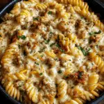 The Best Crockpot Garlic Parmesan Chicken Pasta Recipe