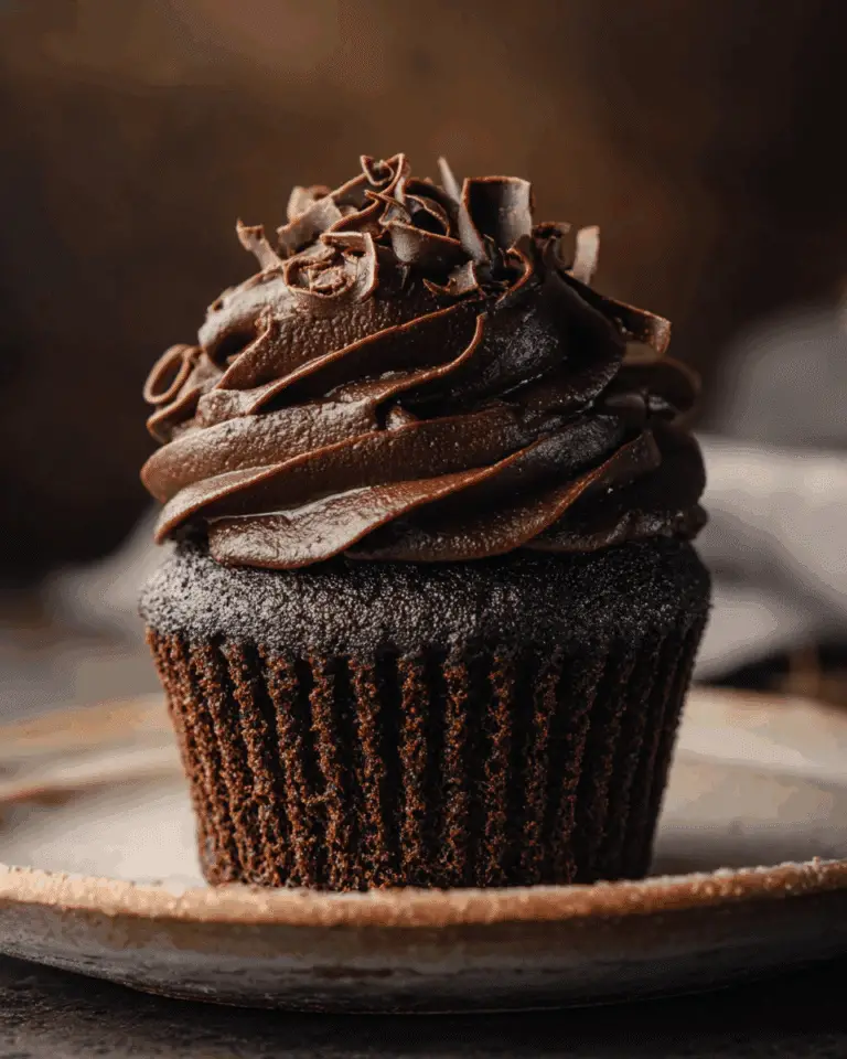 Chocolate Cupcake Recipe with Chocolate Buttercream Recipe
