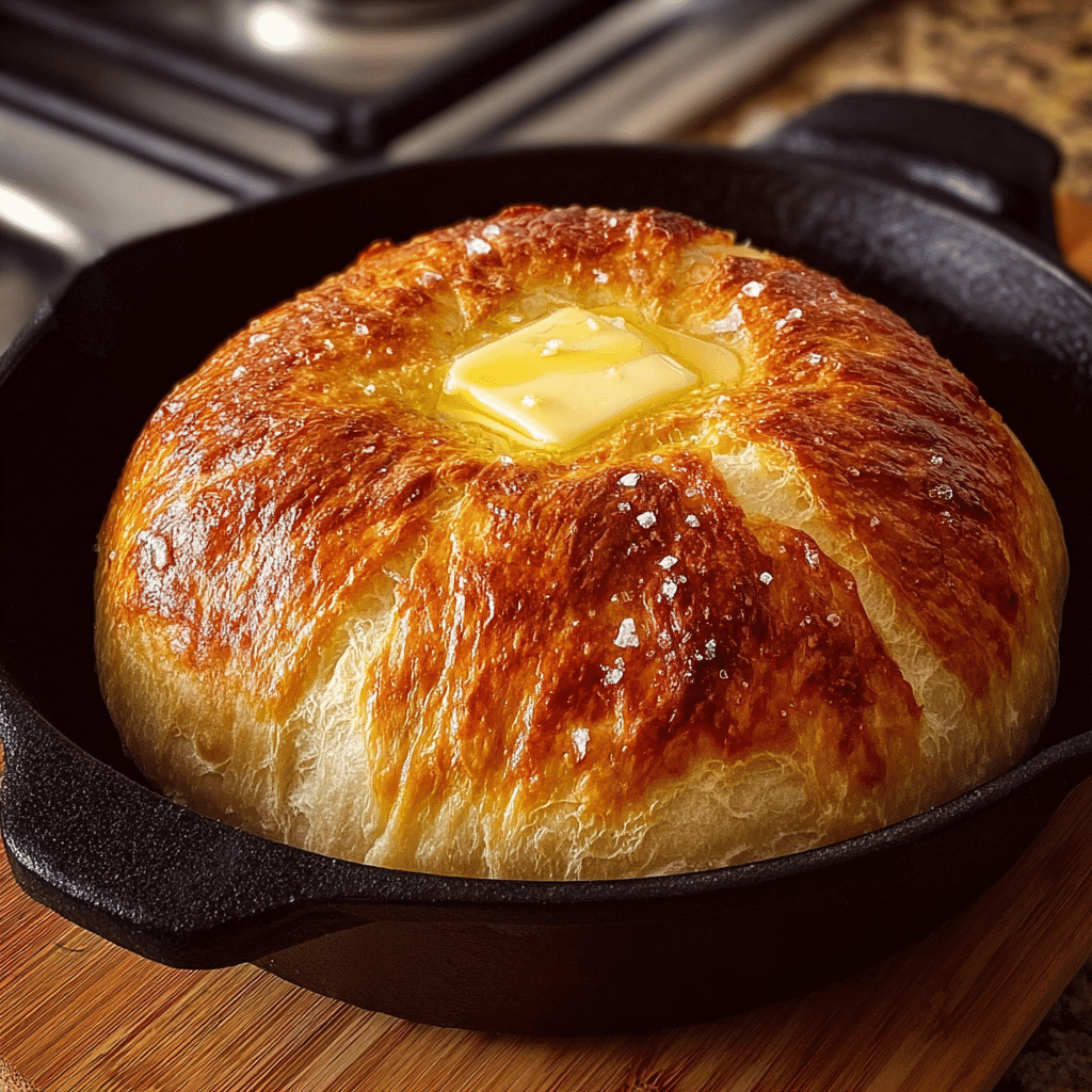 NO-OVEN STOVETOP BREAD Recipe - Recipe Image