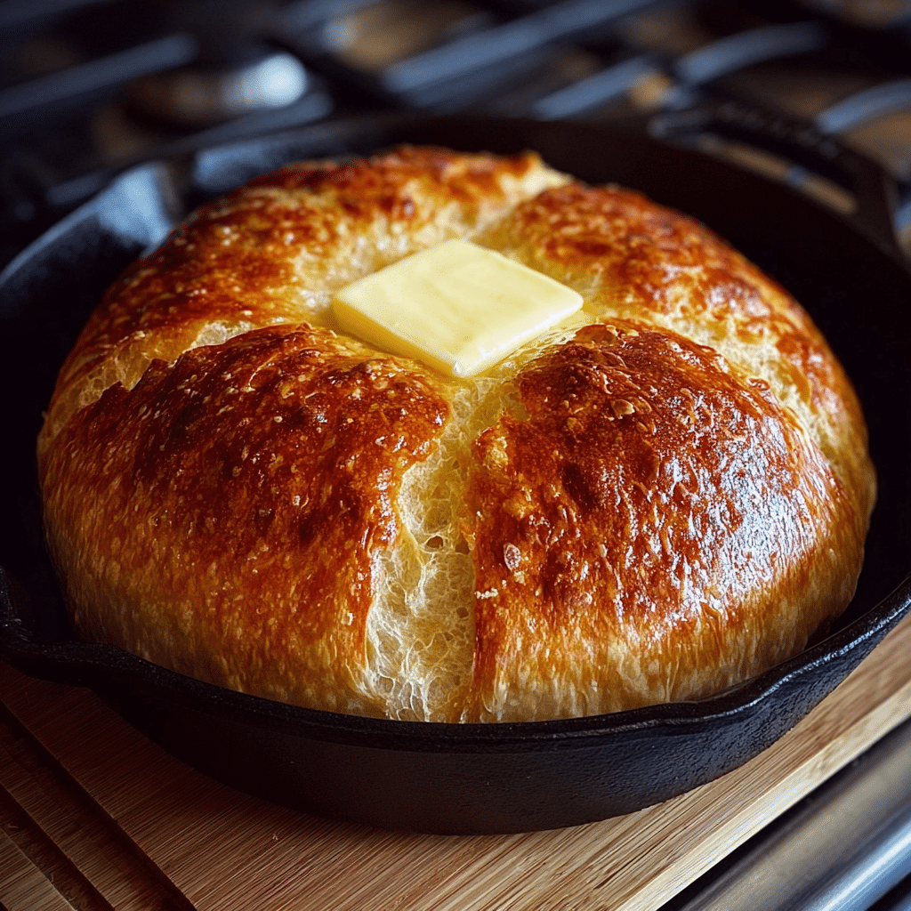 NO-OVEN STOVETOP BREAD Recipe - Recipe Image