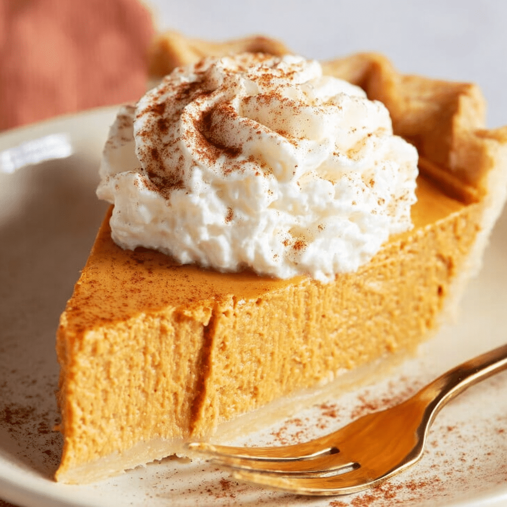 No Bake Pumpkin Pie Cheesecake Recipe - Recipe Image