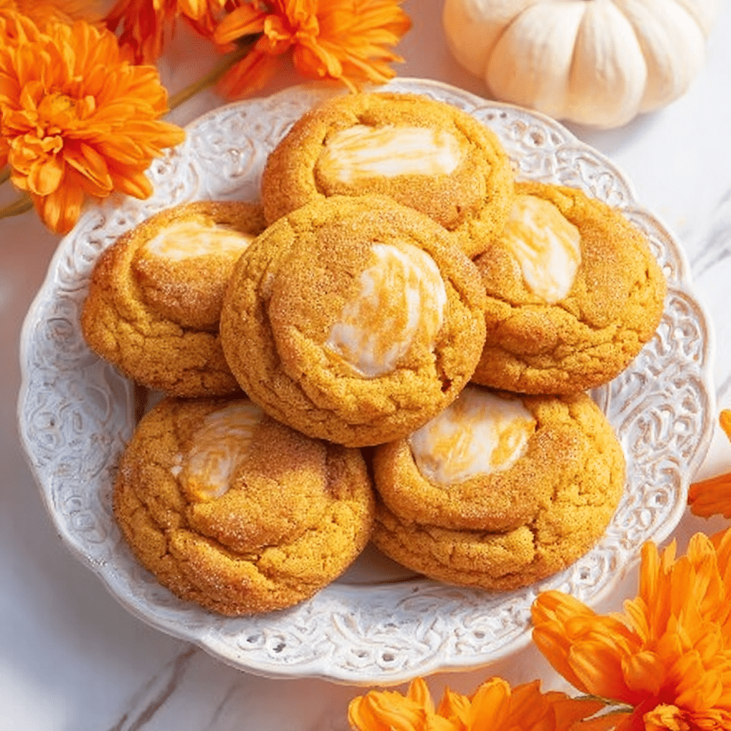 Pumpkin Cheesecake Cookies Recipe - Recipe Image