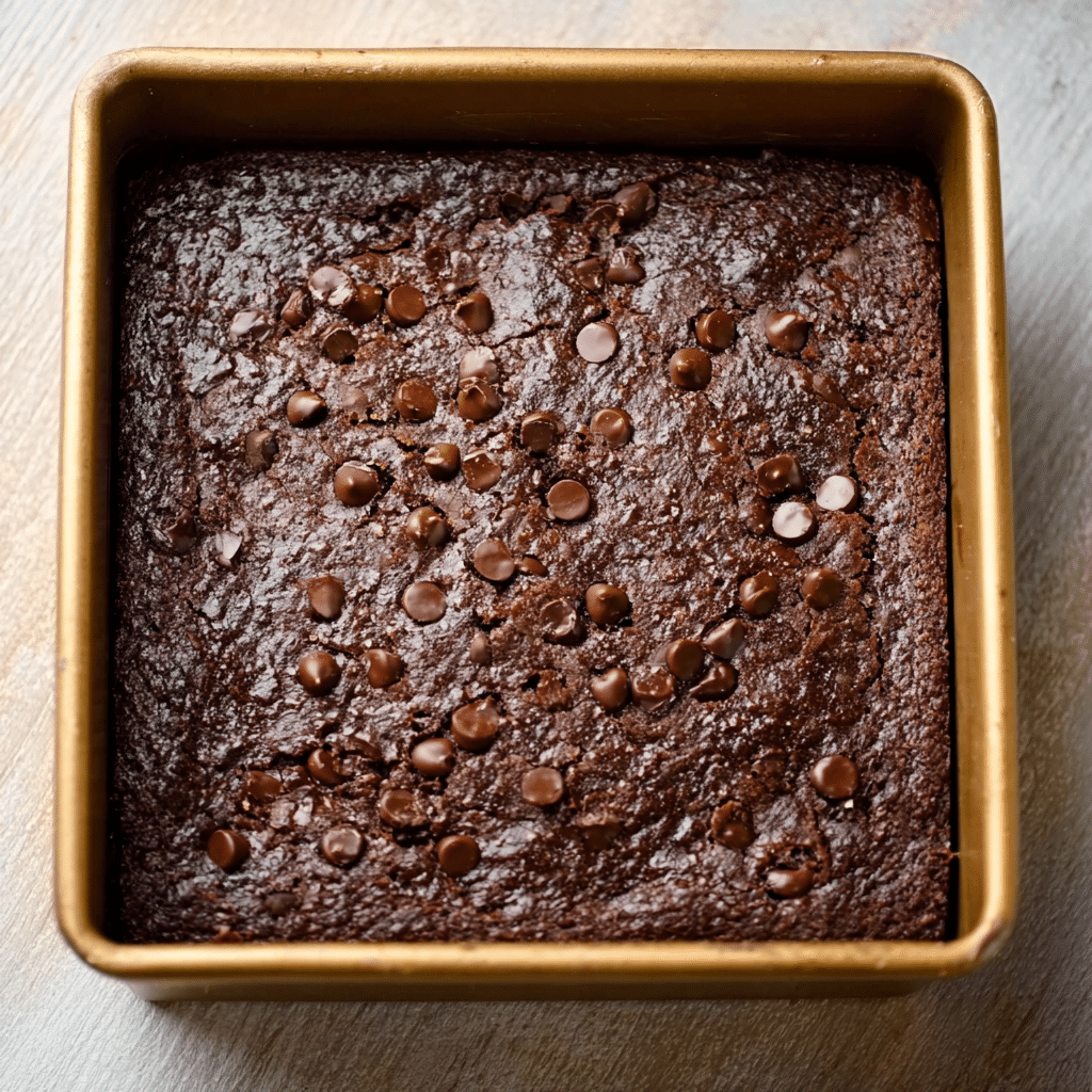 Chocolate Banana Applesauce Cake Recipe - Recipe Image