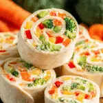 ggie Pinwheels with Broccoli and Carrots Recipe
