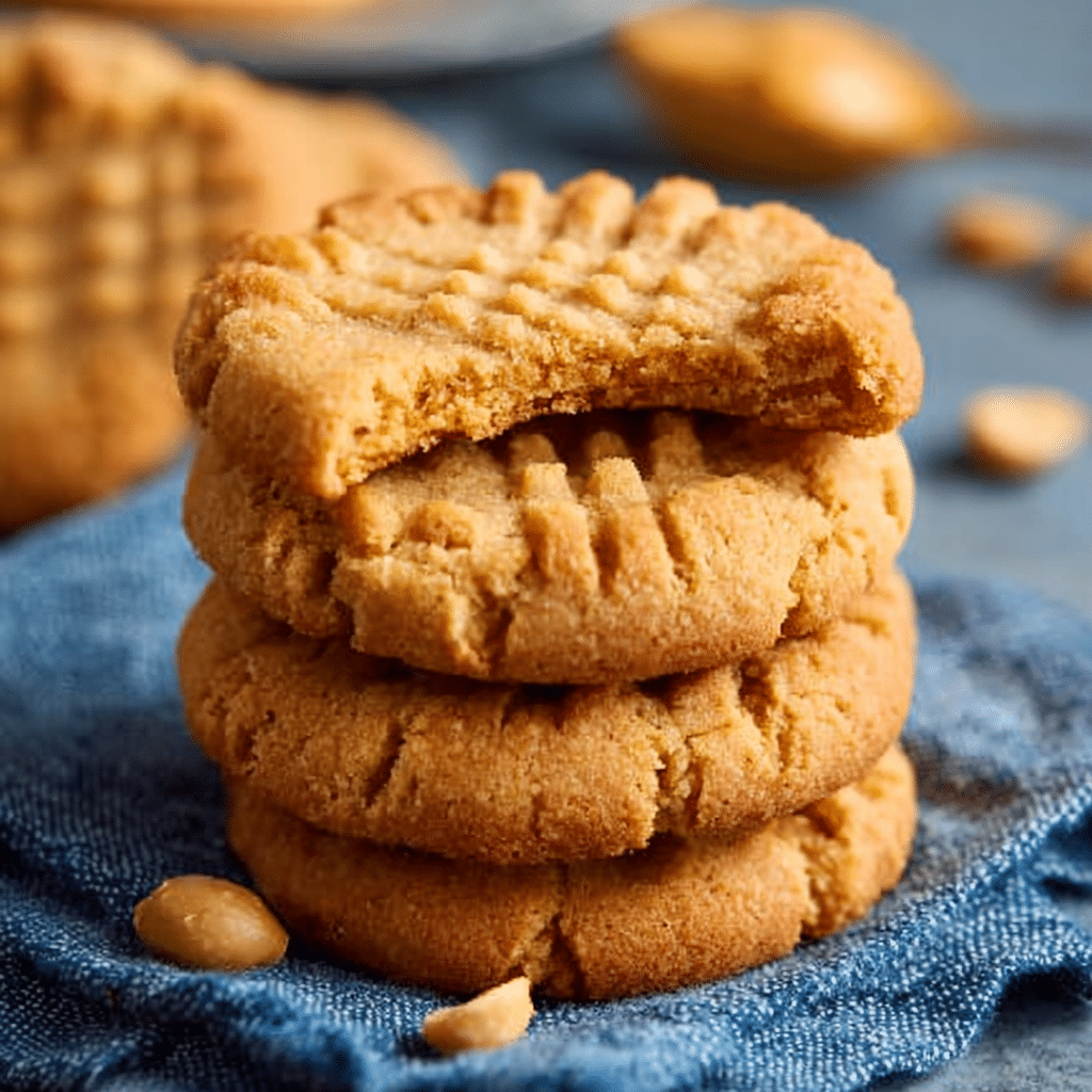 Old-Fashioned Peanut Butter Cookies Recipe - Recipe Image