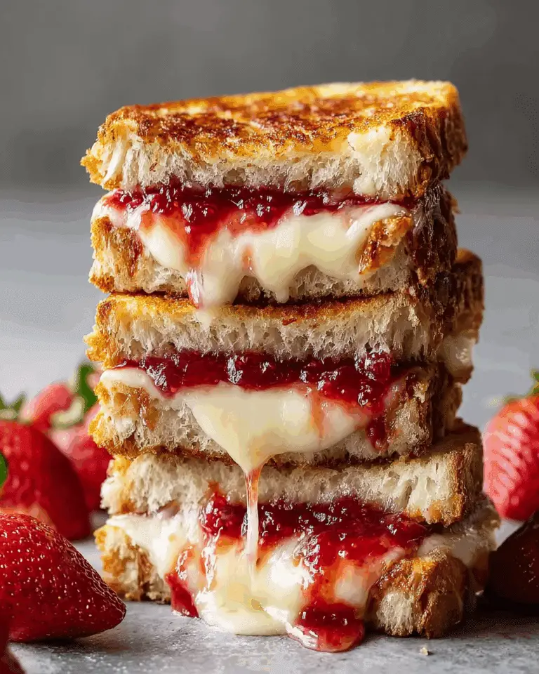 Easy Fried Strawberry Cheesecake Sandwiches Recipe