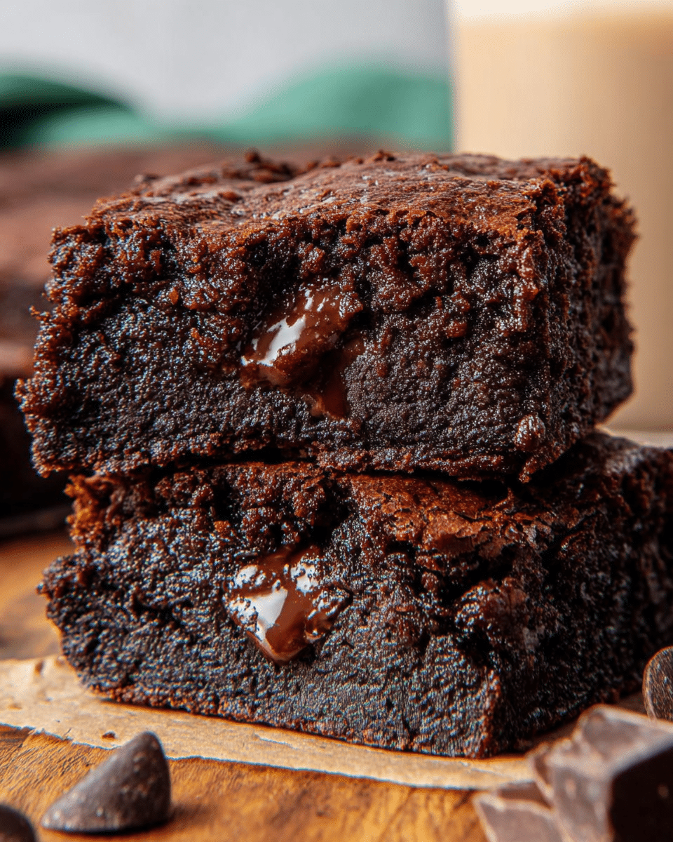 Double Chocolate Chunk Brownies - Starbucks Copycat Recipe