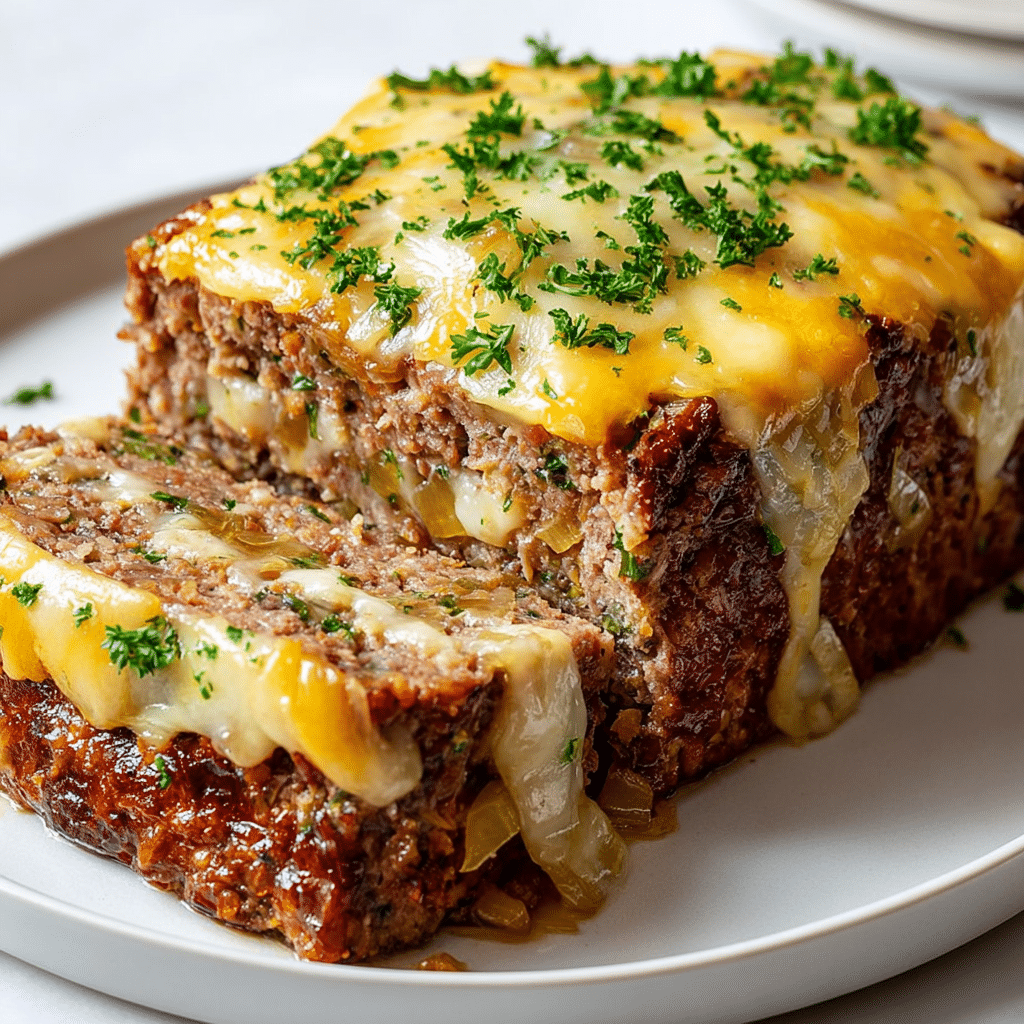 french onion meatloaf Recipe - Recipe Image