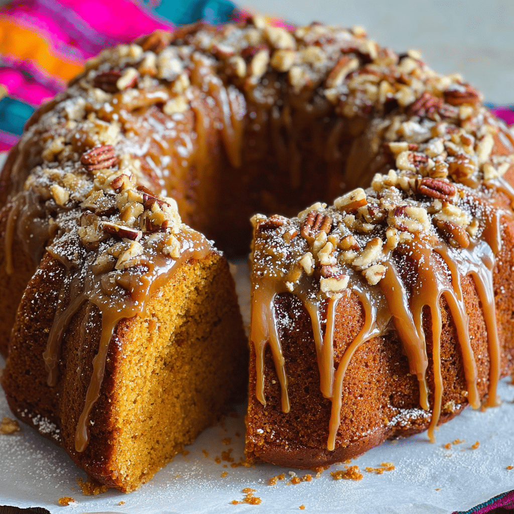 Apple Pumpkin Bundt Cake Recipe - Recipe Image