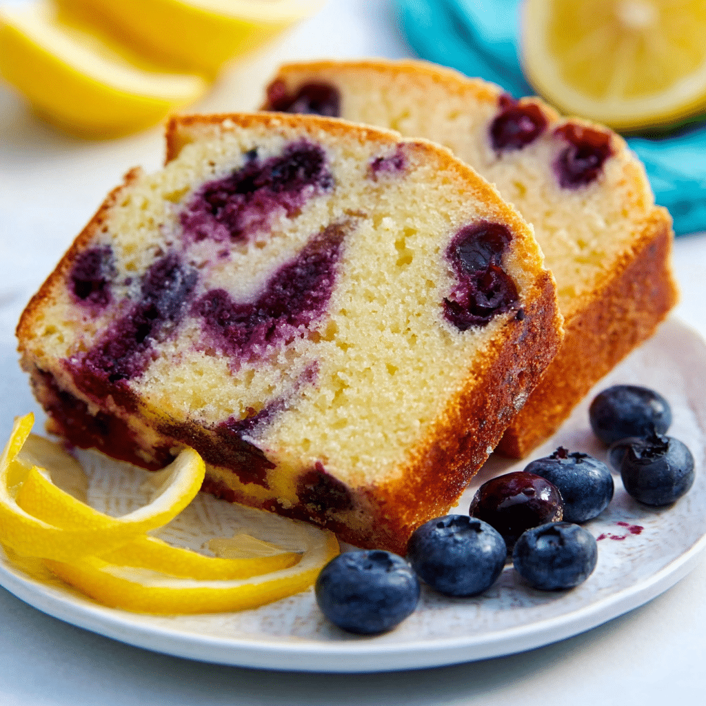 THE BEST LEMON BLUEBERRY BREAD RECIPE - Recipe Image