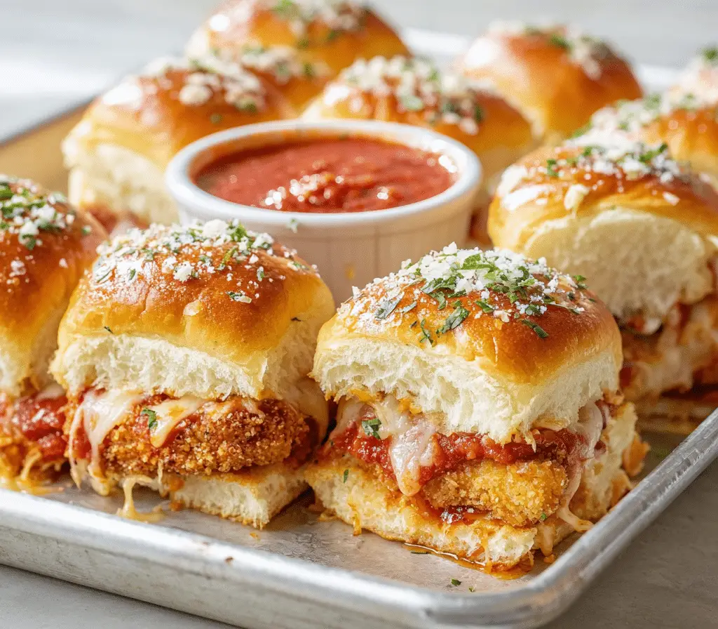Chicken Parm Sliders Recipe