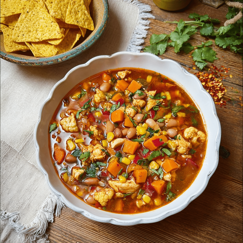BBQ Chicken Soup Recipe - Recipe Image