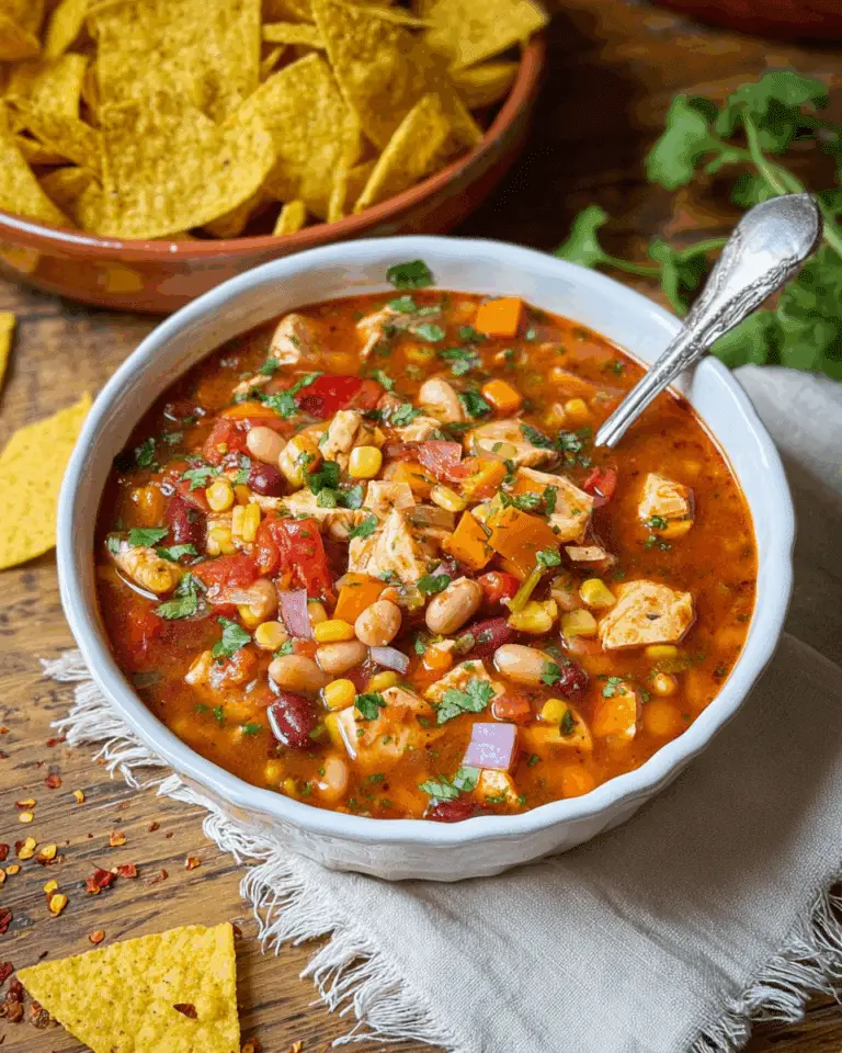BBQ Chicken Soup Recipe
