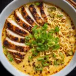 Fiery Chicken Ramen : A Comforting Noodle Bowl Recipe