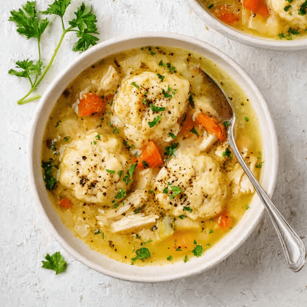Cracker Barrel Chicken and Dumplings Recipe - Recipe Image