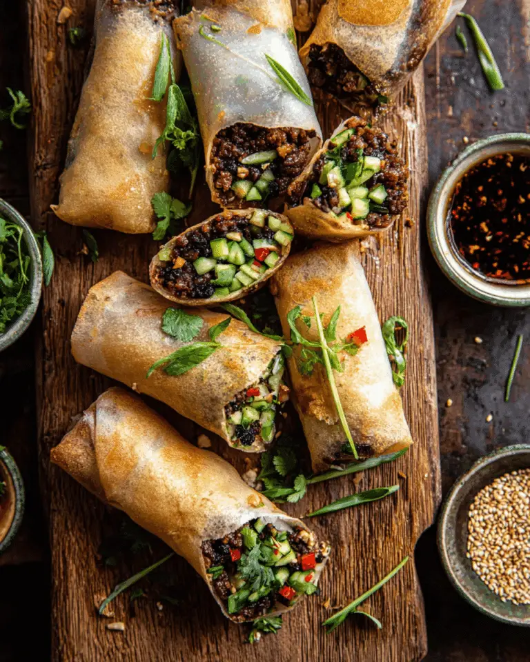 THE BEST THAI BASIL BEEF ROLLS RECIPE