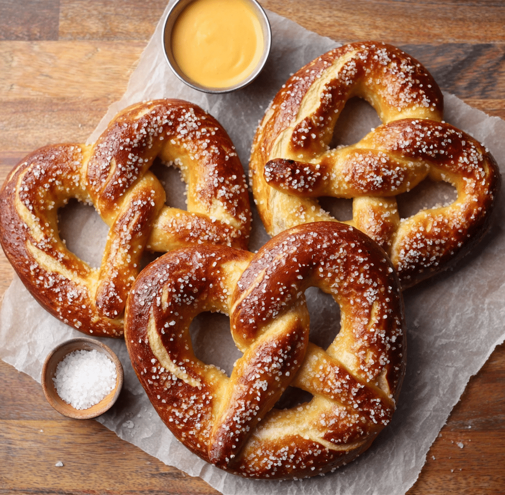 Homemade Auntie Anne’s Style Soft Pretzels Recipe