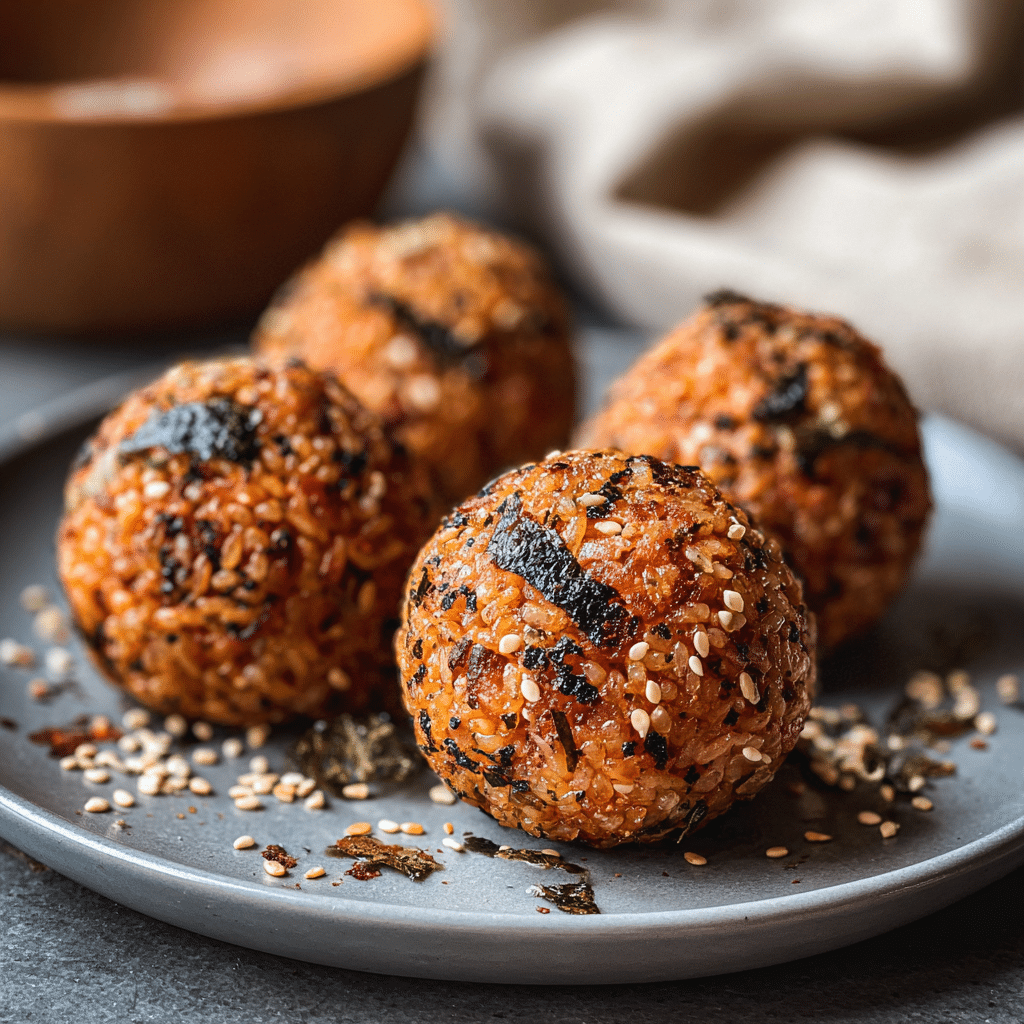 Korean Rice Balls Recipe - Recipe Image