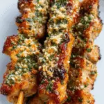 GRILLED RANCH GARLIC PARMESAN CHICKEN SKEWERS Recipe