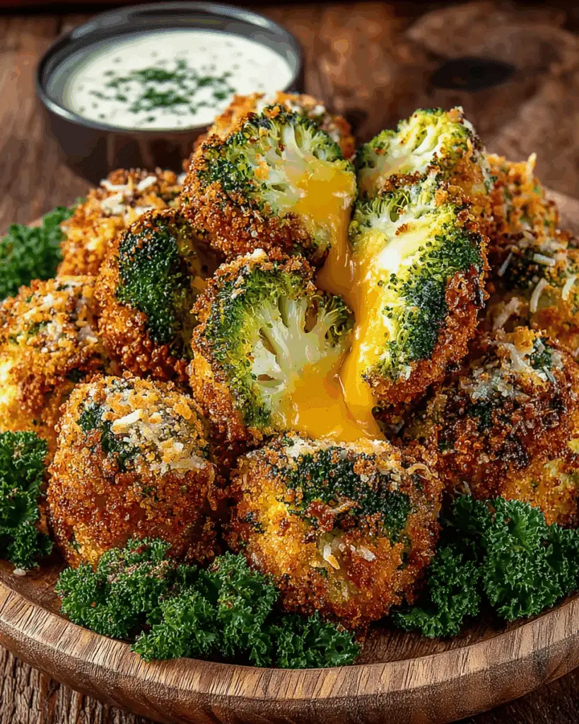 Air Fryer Broccoli Cheddar Poppers Recipe