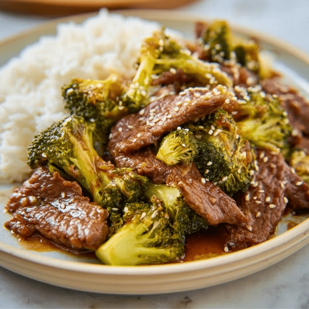 Slow Cooker Beef & Broccoli Recipe - Recipe Image