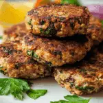 Mediterranean Chicken Patties Recipe
