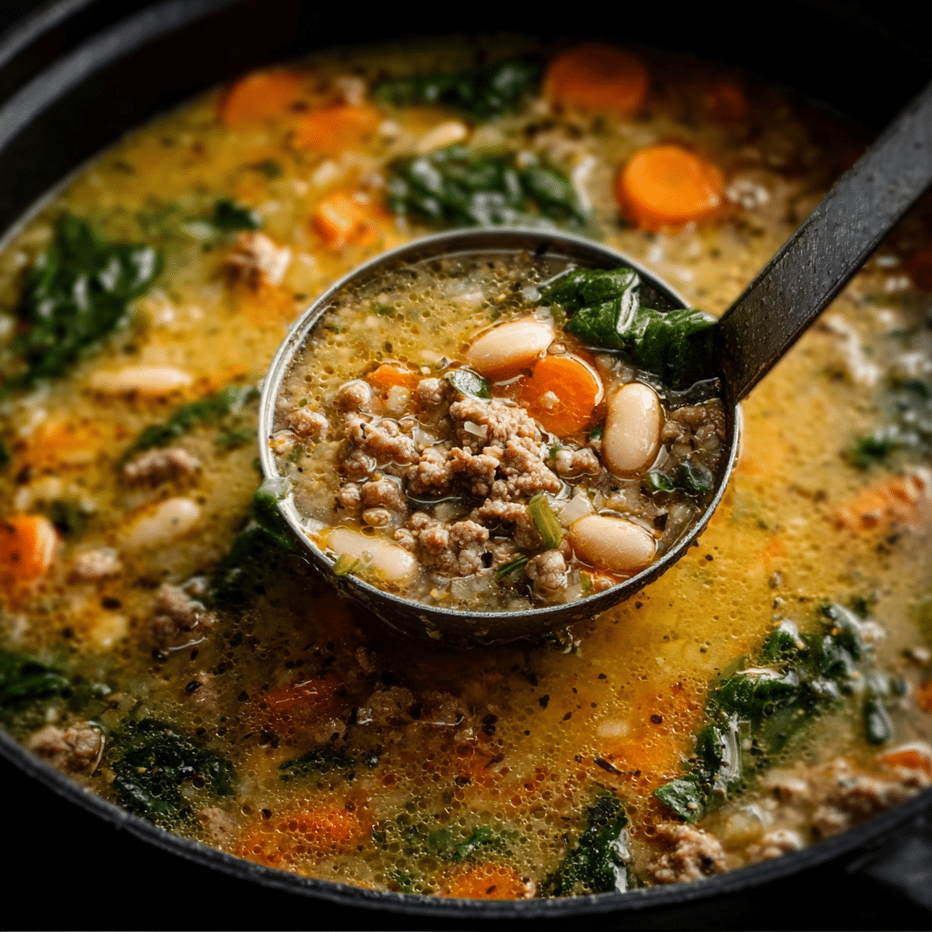 EASY Tuscan White Bean Soup RECIPE - Recipe Image