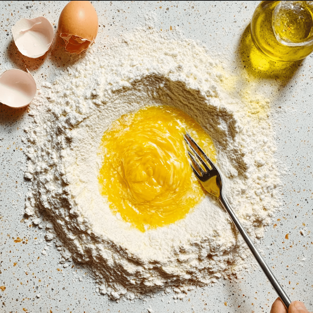 Egg, Flour & Olive Oil Pasta Recipe - Recipe Image