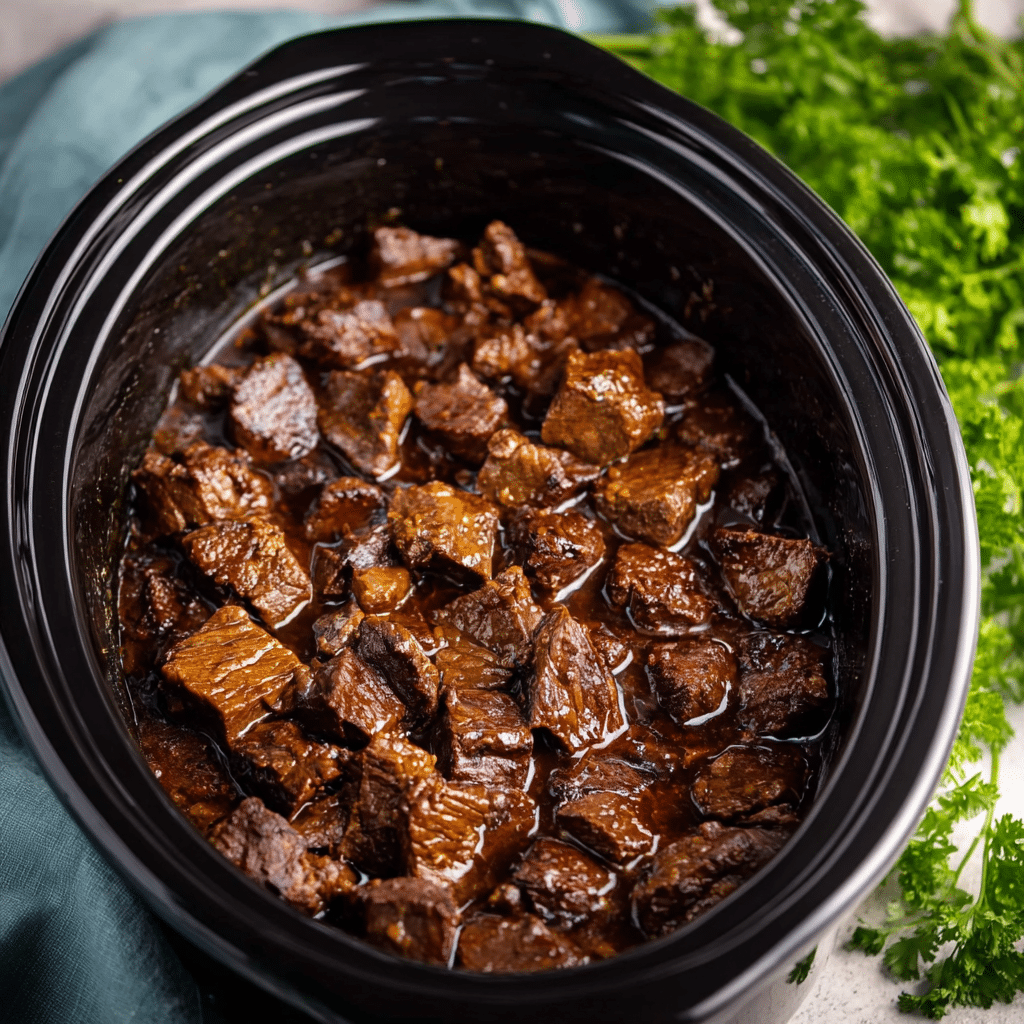 Crockpot Steak Bites Recipe - Recipe Image