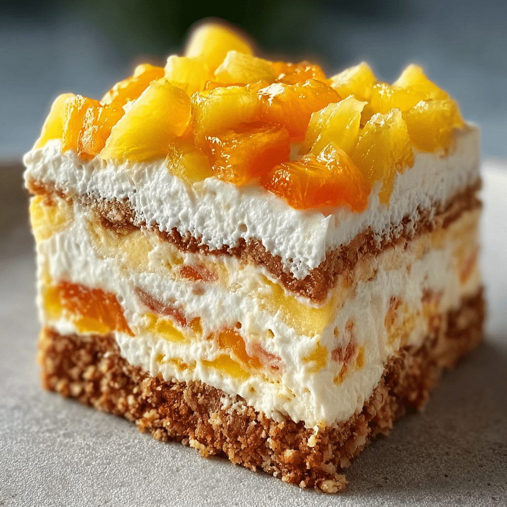Pineapple Carrot Cream Cake : Moist & Tropical Recipe - Recipe Image