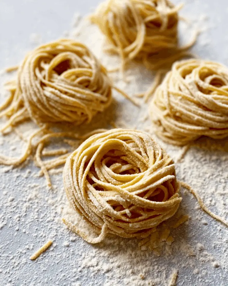 Egg, Flour & Olive Oil Pasta Recipe