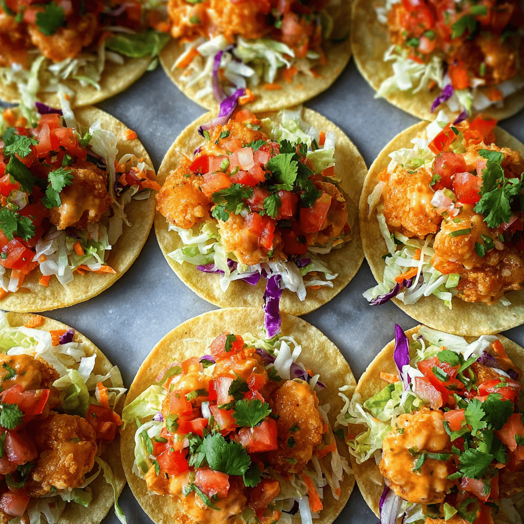 Bang Bang Shrimp Tacos {Bonefish Grill Copycat} Recipe - Recipe Image